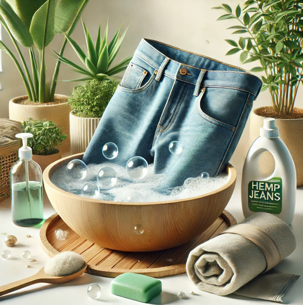 Come prendersi cura dei jeans in canapa