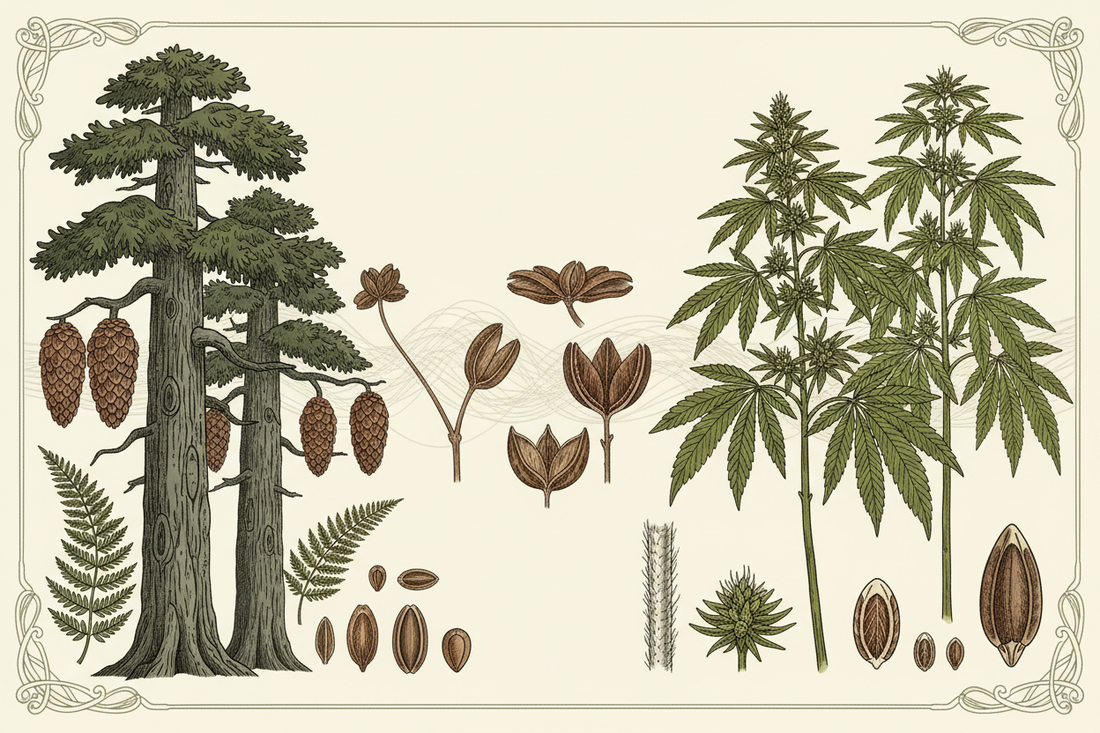 Le piante prima di noi: dalle gimnosperme alla canapa, una storia di co-evoluzione